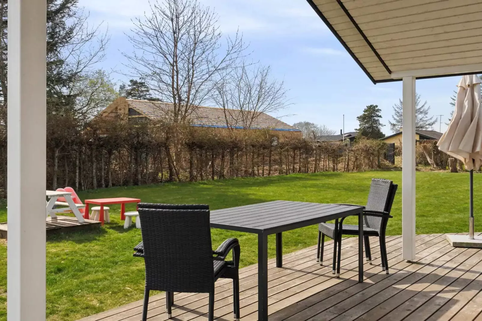 5 Sterne Ferienhaus in Børkop-Im Freien