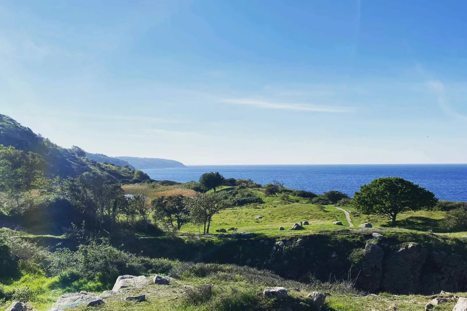 5 Sterne Ferienhaus in Svaneke-Im Freien