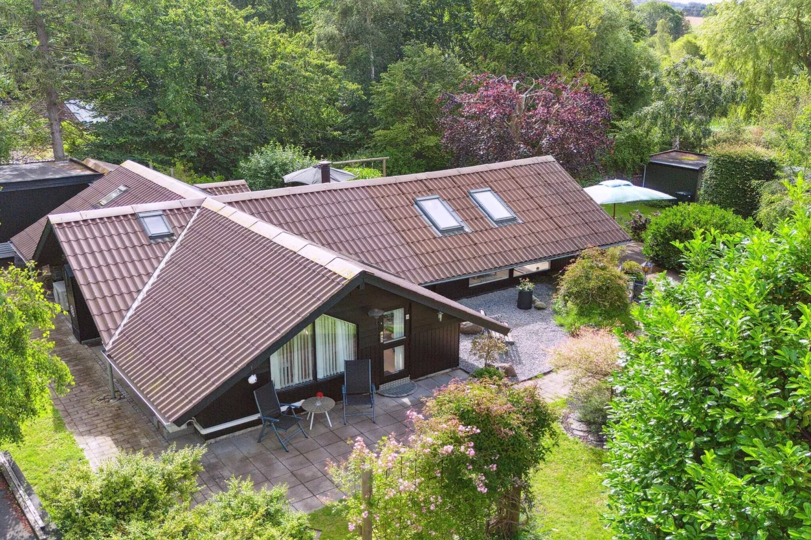 5 Sterne Ferienhaus in Nykøbing Sj-Im Freien