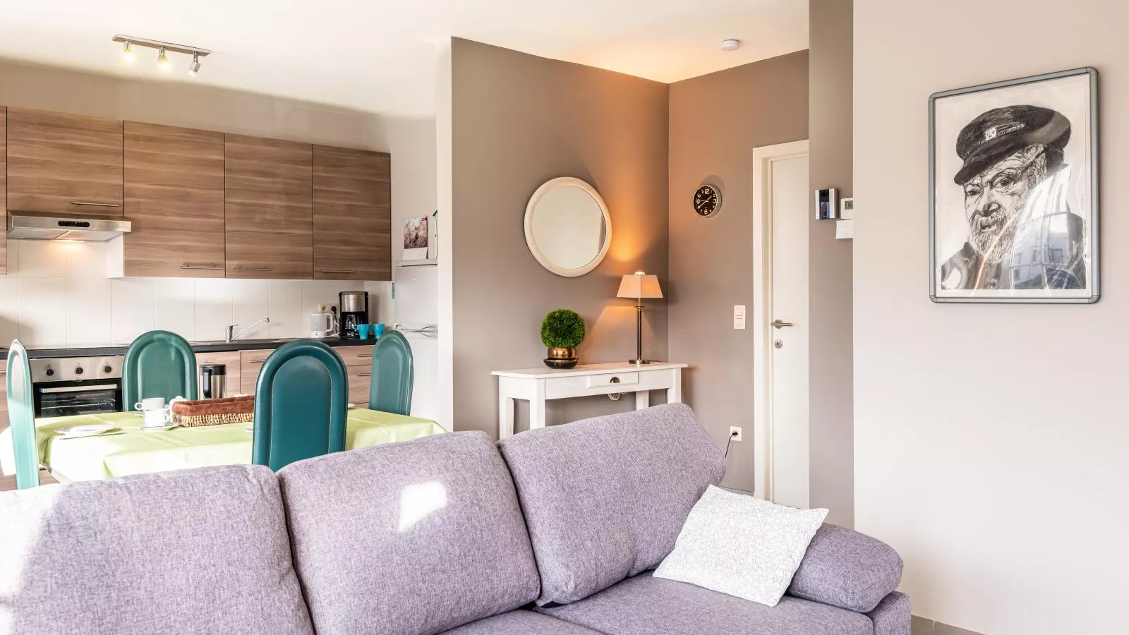 Les Trois Moineaux-Wohnzimmer