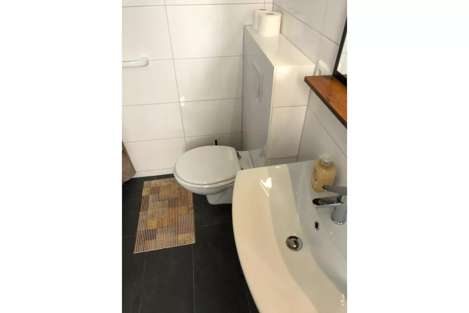 Apartment am Stettiner Haff-Badezimmer