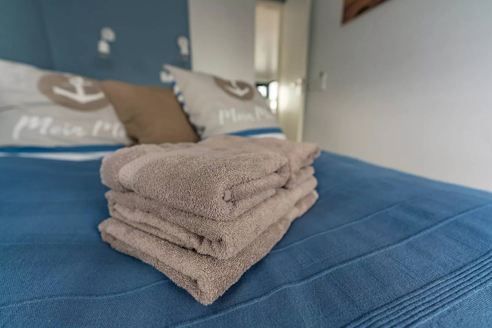 Hausboot in Zehdenick-Schlafzimmer