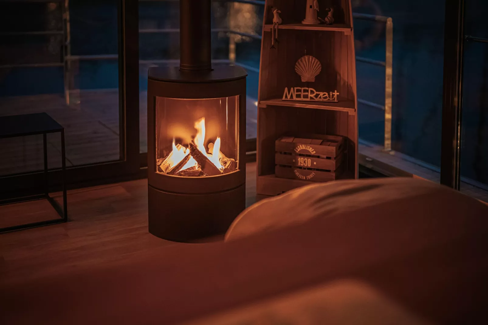 Hausboot in Peenemünde-Wohnzimmer