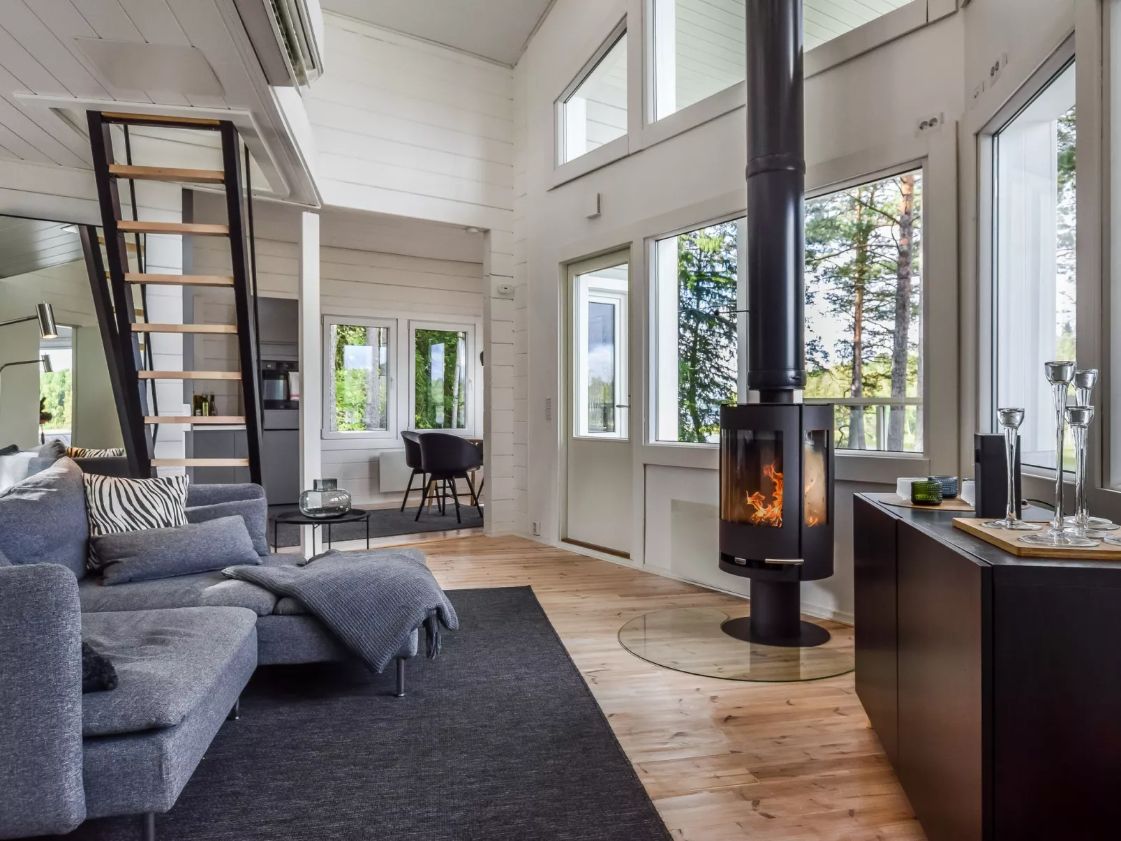 Villa lokinkärki-Dedans