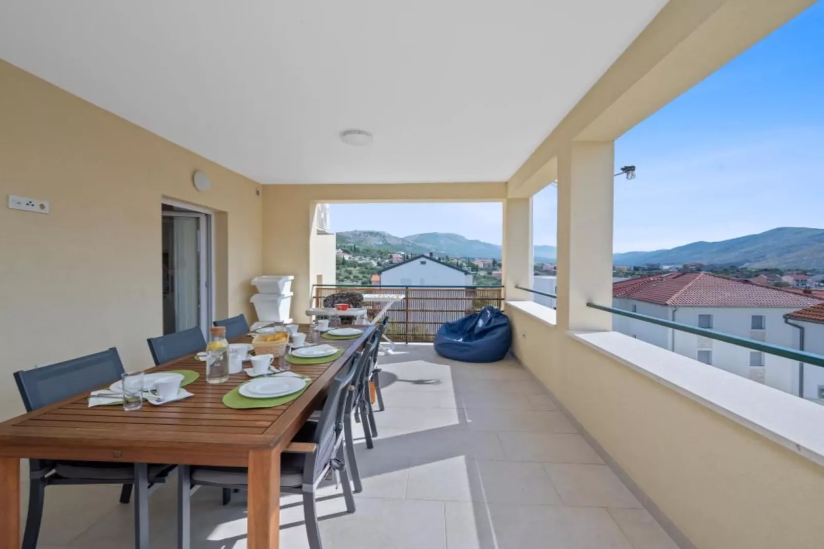 Apartments Villa Salvia Adriatica Grebaštica - Two Bedroom Apartment With Terrace And Sea View (Adriatica)-Terrasse