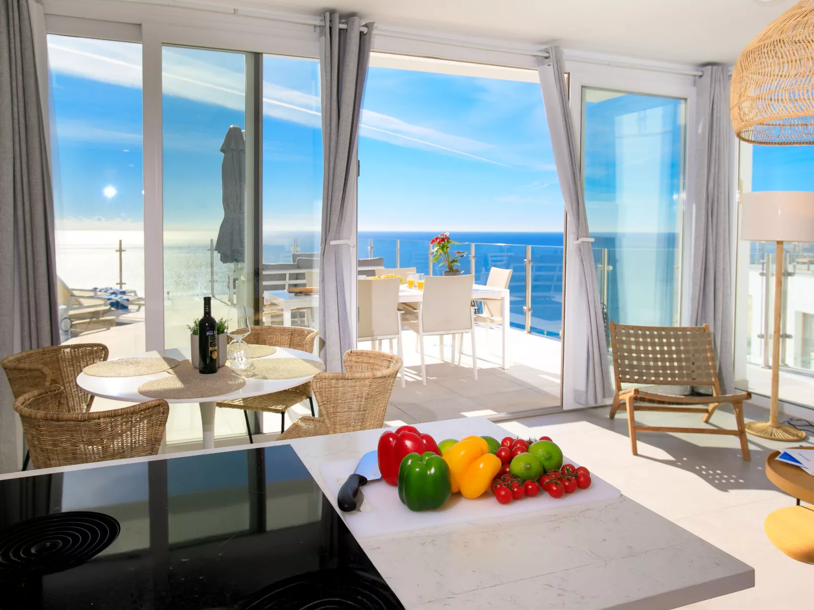 Ocean view sauna & Spa-Drinnen