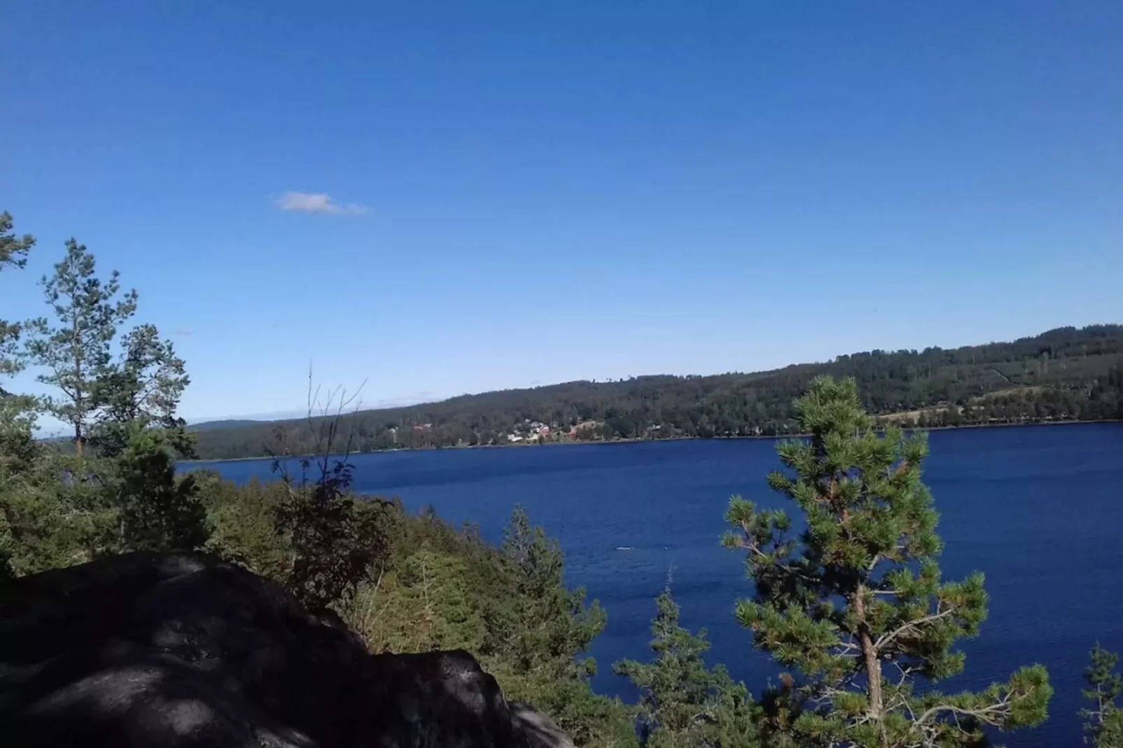 5 person holiday home in TENHULT/JÖNKÖPING-Water view