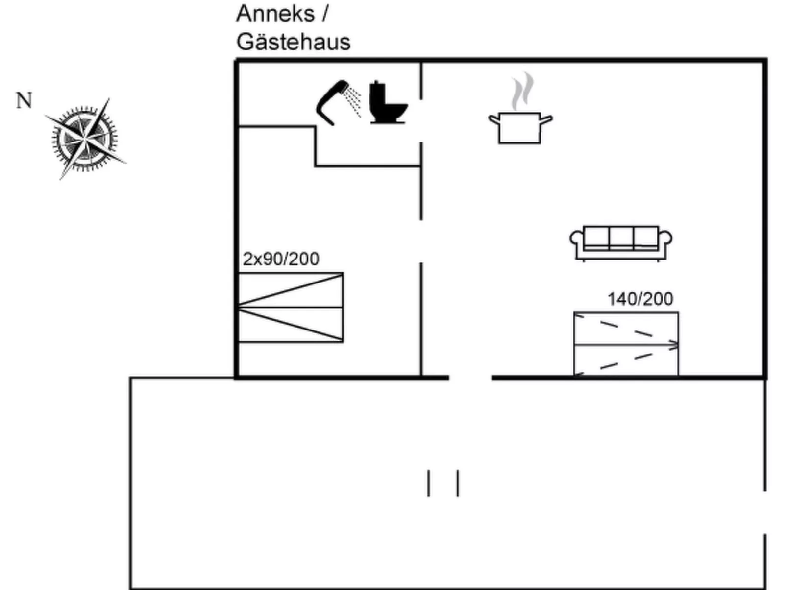 "Arlene" - 800m from the sea-Inside
