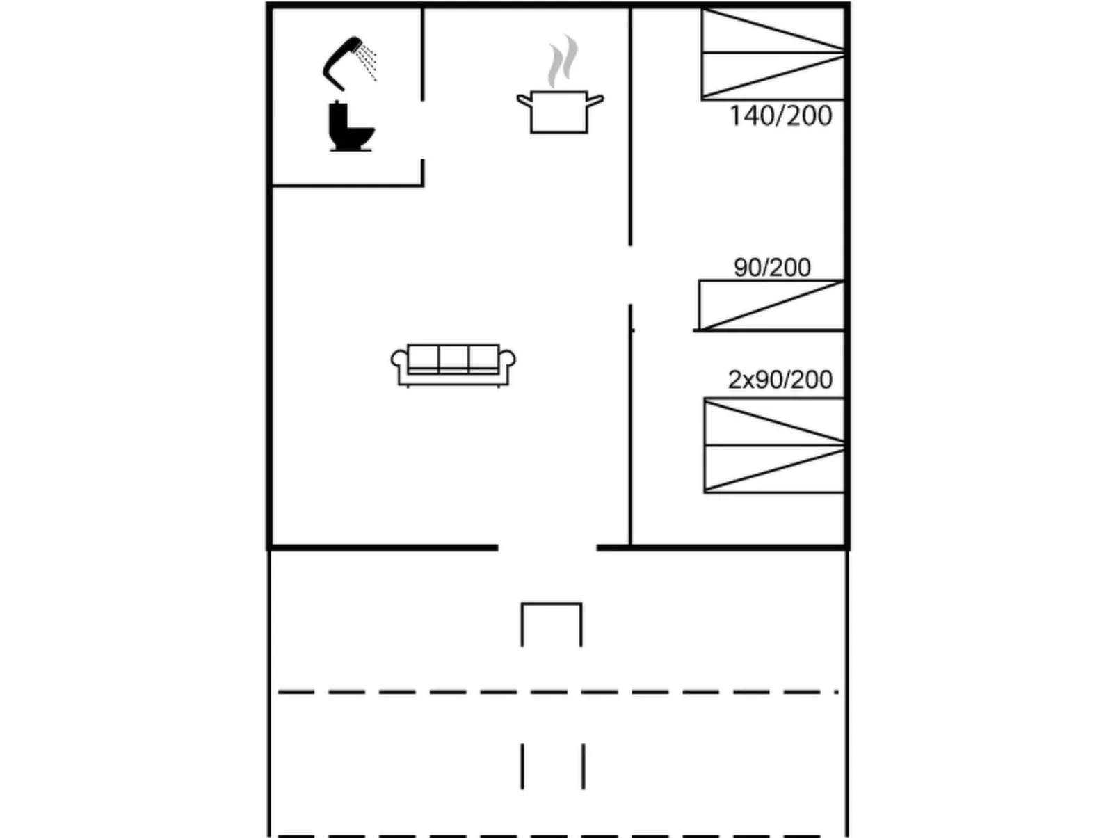 "Thorke" - 5km from the sea-Inside