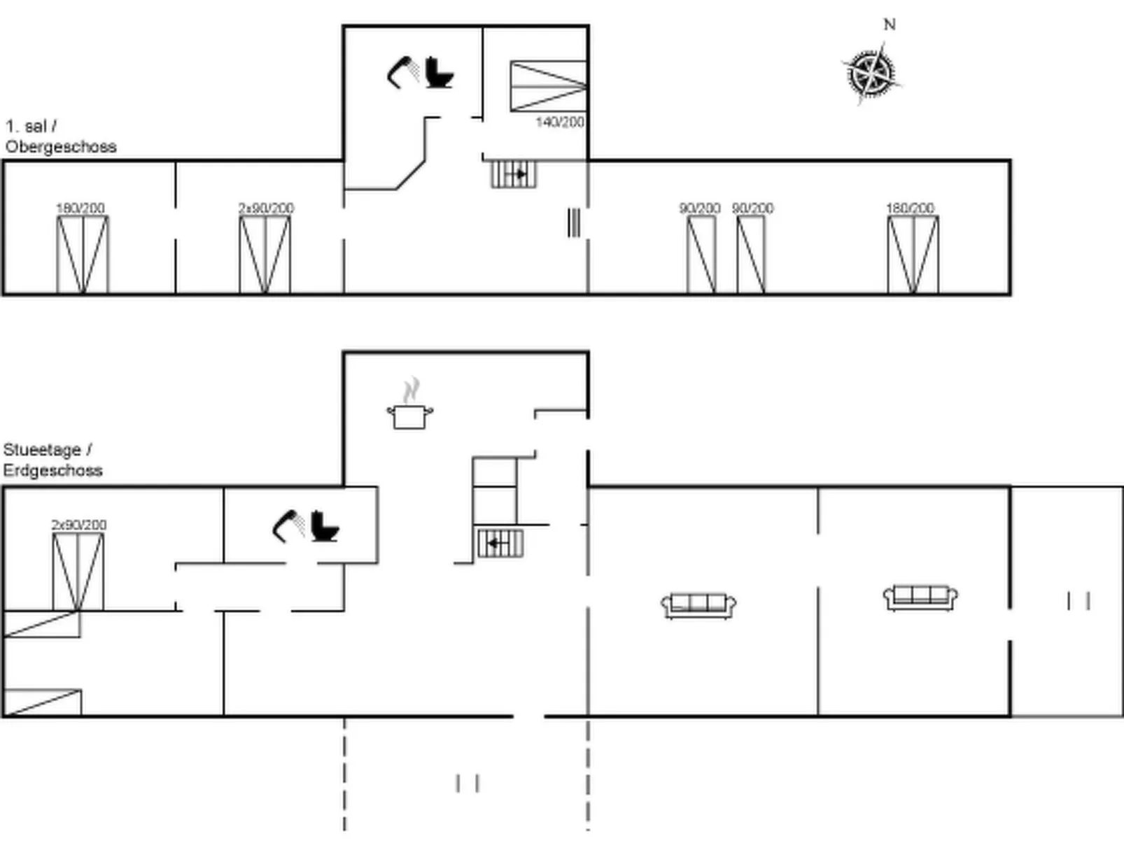 "Nella" - 1.2km from the sea-Inside