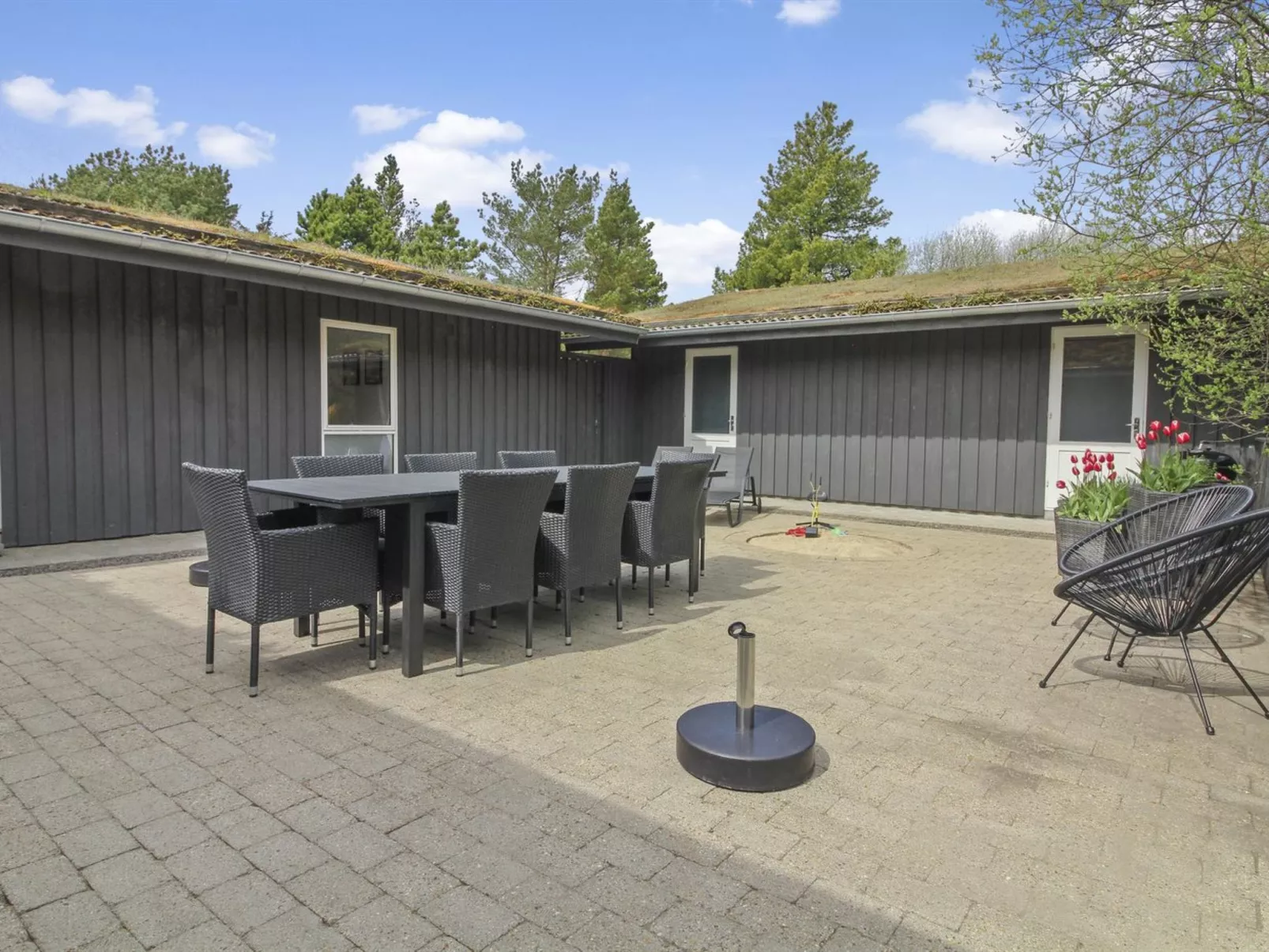 "Vieno" - 2.6km from the sea-Dehors