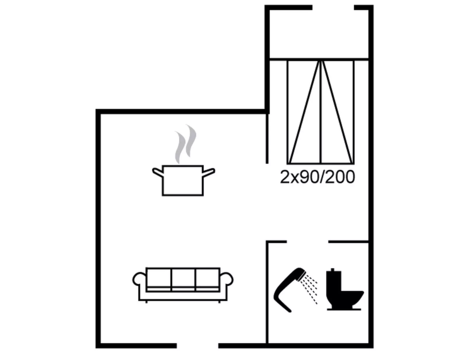 "Wehrhart" - 200m from the sea-Dedans