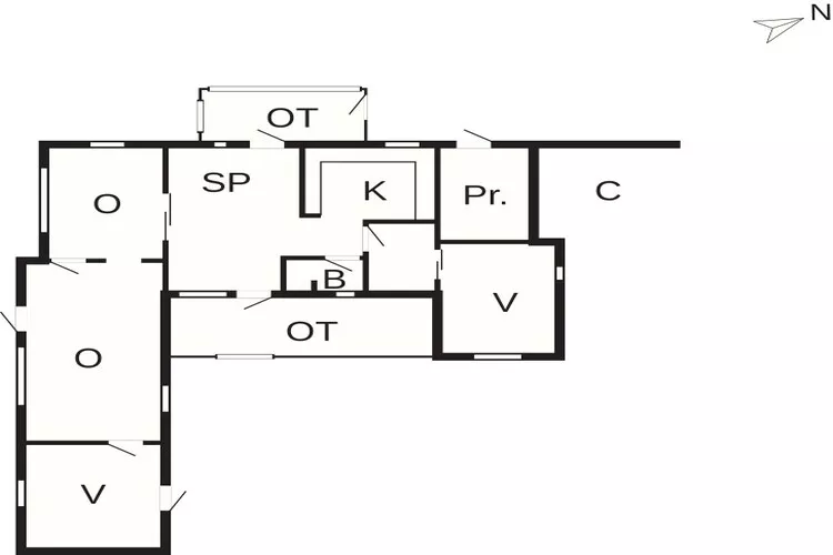 Maison de vacances pour 8 a Ebeltoft-Plan