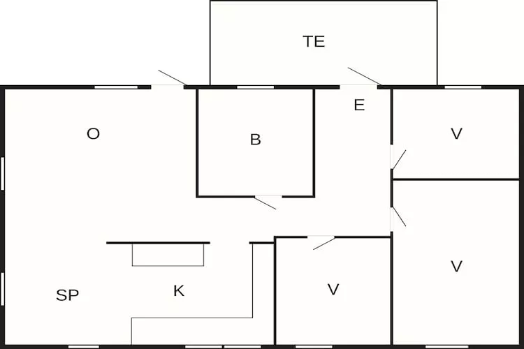 6 person holiday home in ED-By Traum-Floor plan