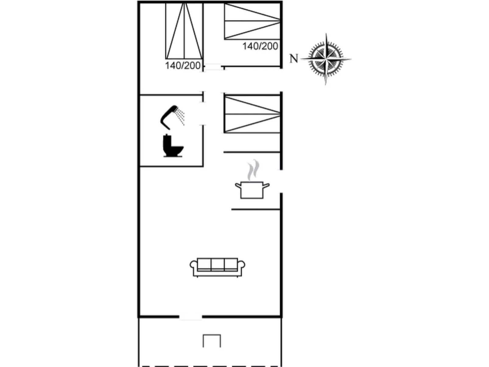 "Sofus" - 500m from the sea-Inside