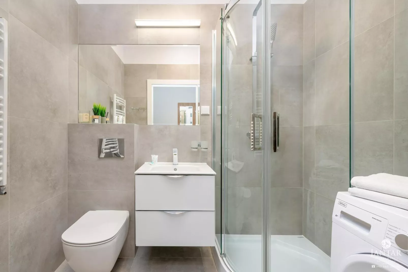 Apartament Grunwaldzka 12d/13 Pobierowo-Bathroom