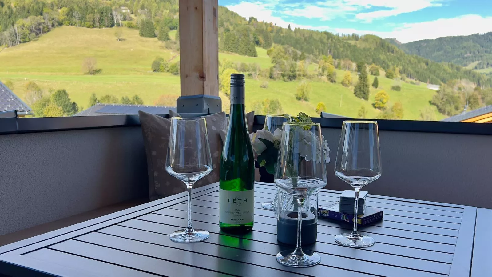 Almchalet Alpenglück-Terrasse/Balkon