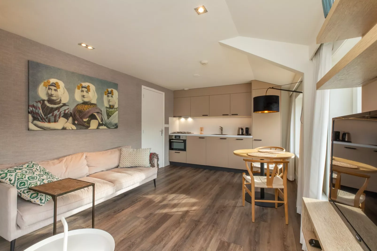 Overnachten in Zoutelande  Comfortabel Appartement Langstraat 5A-Living room