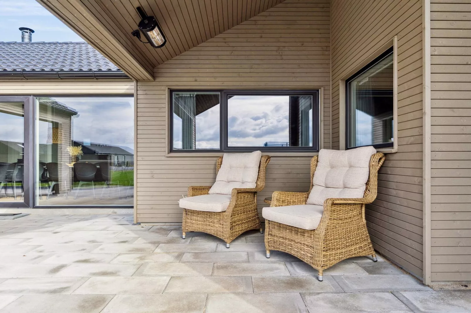 5 Sterne Ferienhaus in Otterup-Im Freien