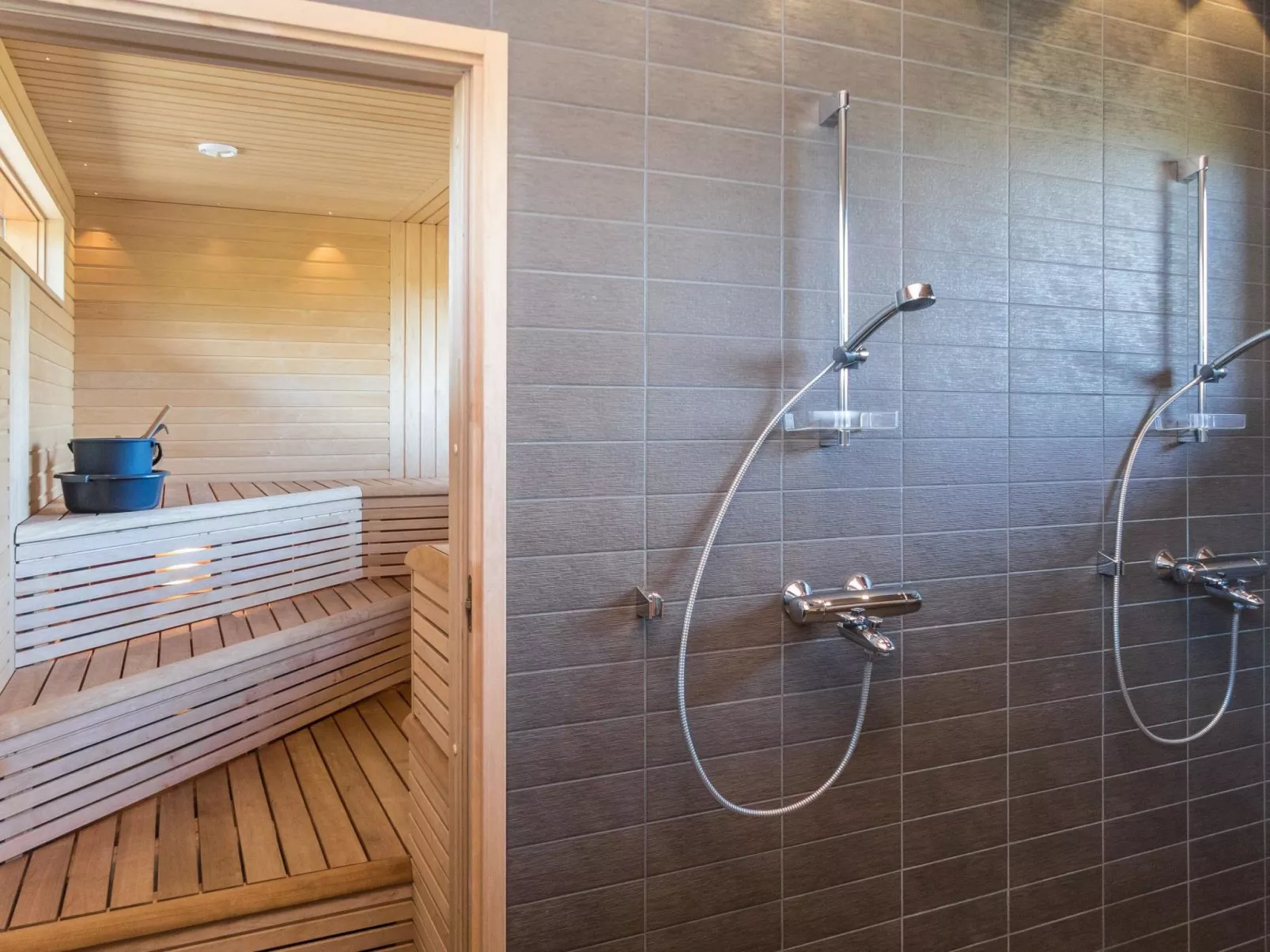 Holy lake rantasauna-Dedans