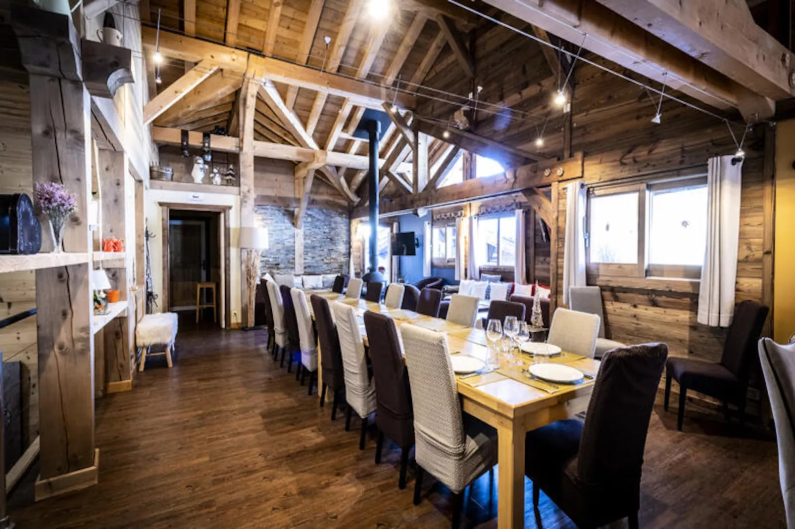 Les Chalets Du Cocoon-Salle à manger