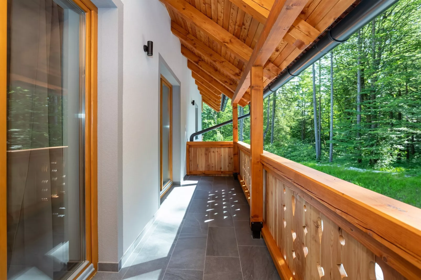 The Woodland Nook Apartments Bohinj - One Bedroom Apartment with Balcony (owner B)-Terrace balcony