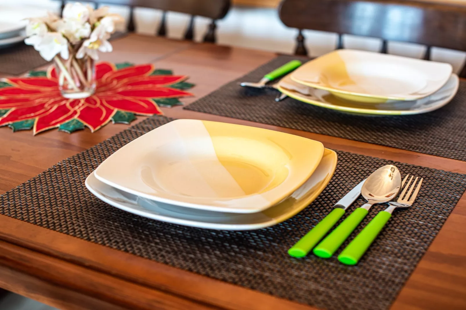 Holiday Home Slap with Sauna and BBQ - Two Bedroom Holiday Home-Dining room