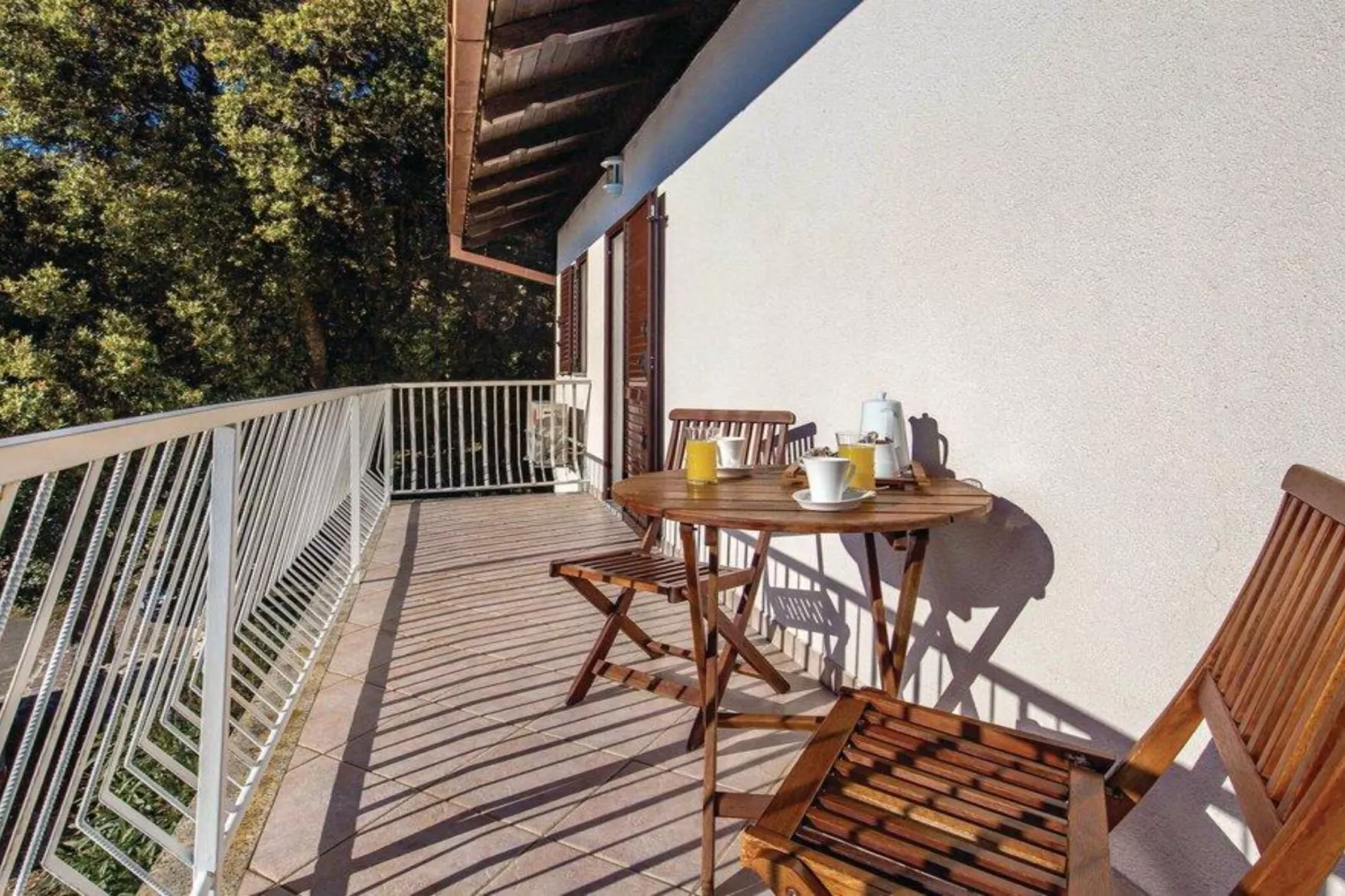 Holiday Home Brsec-Two Bedroom Holiday Home with Sea View-Terrasse