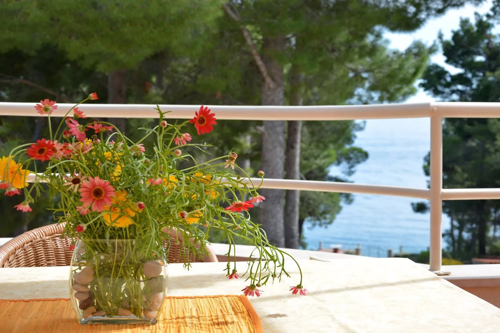 Seafront Apartments Deveron - Studio Apartment with Balcony and Sea View (Jelsa)-Terrace balcony