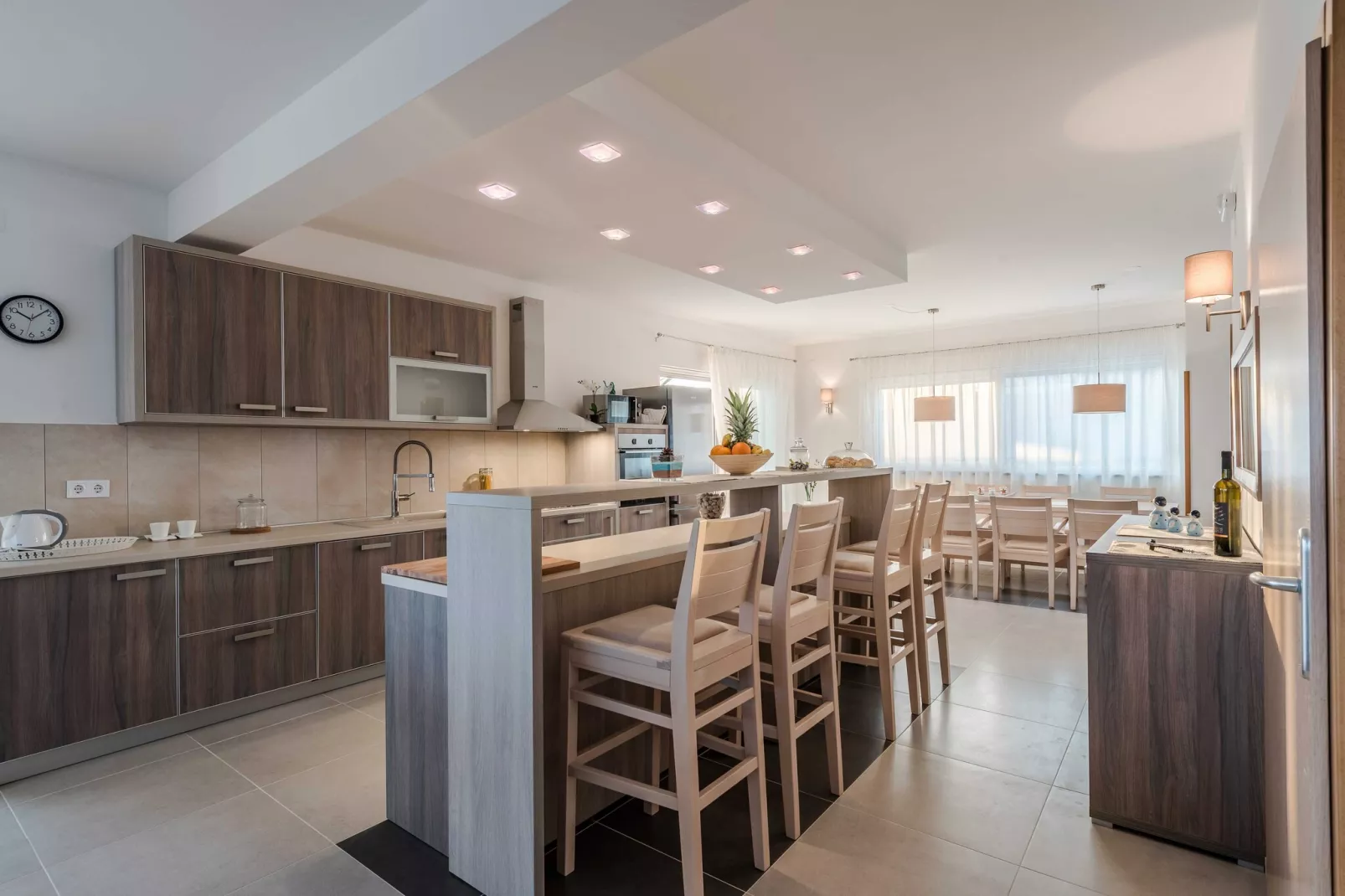 Luxury Escape with Swimming Pool & Modern Design - Deluxe Four Bedroom Villa with Sea View and Private Pool (Villa 5)-Cuisine