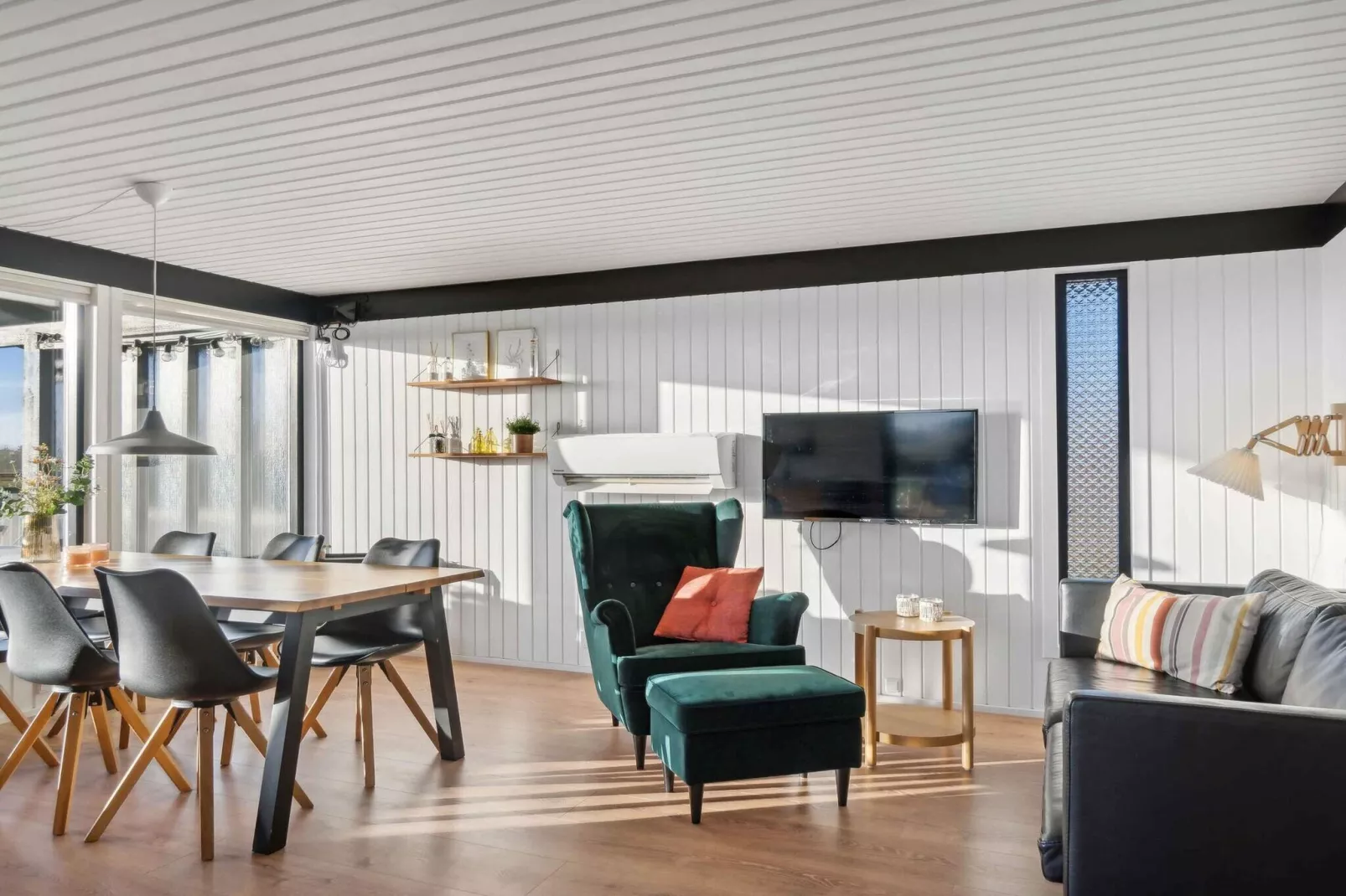 5 Sterne Ferienhaus in Rønde-Innenbereich