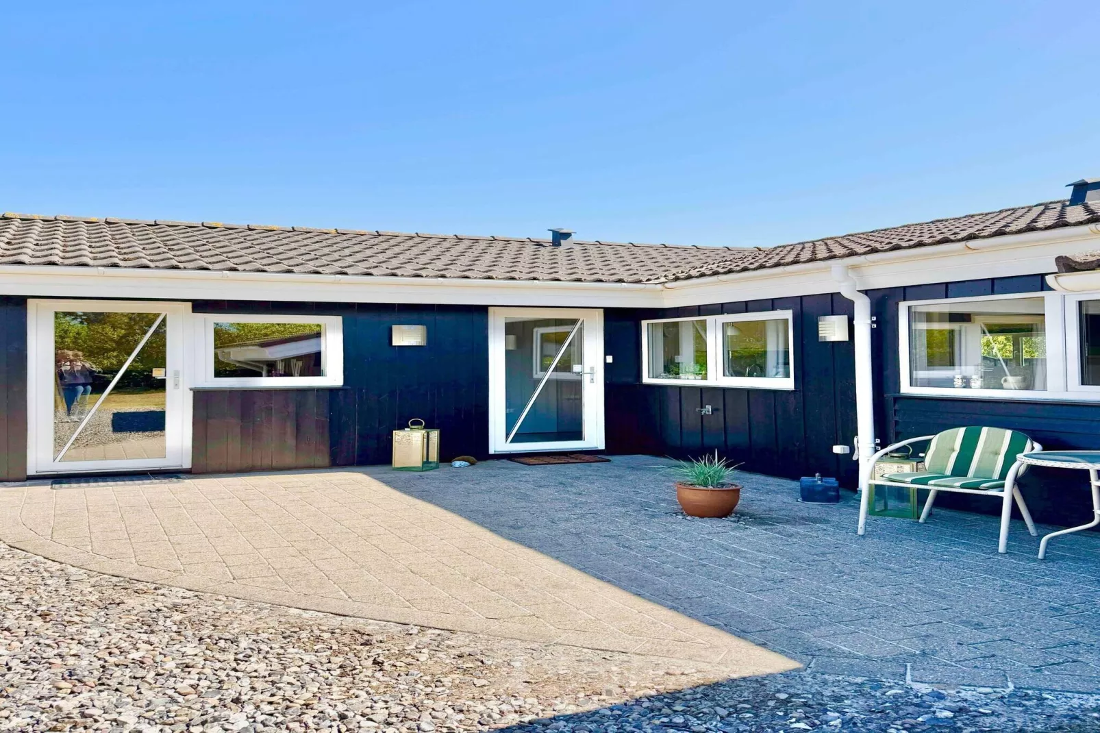 5 Sterne Ferienhaus in Sæby-Im Freien