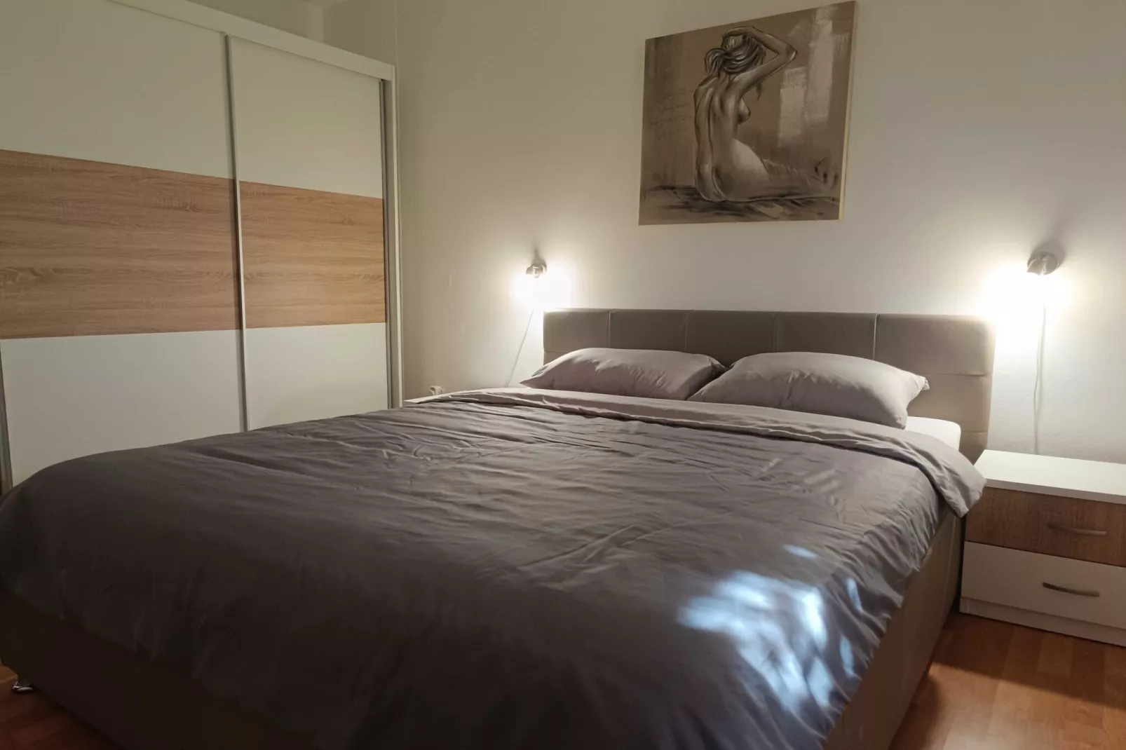 Holiday Home Višnja - Two Bedroom Holiday Home with Terrace - Bedroom