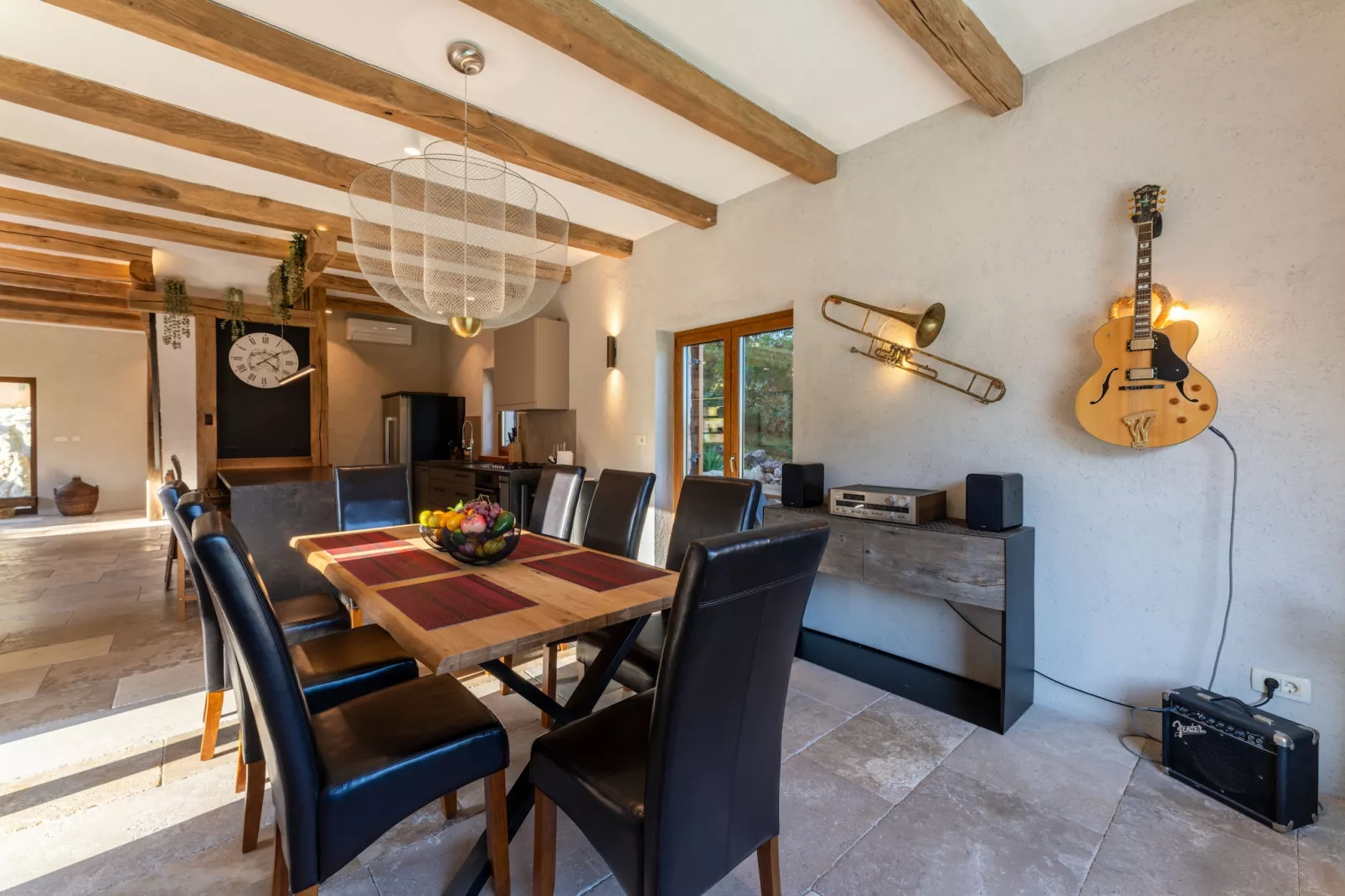 Authentic Villa Fisola-Dining room