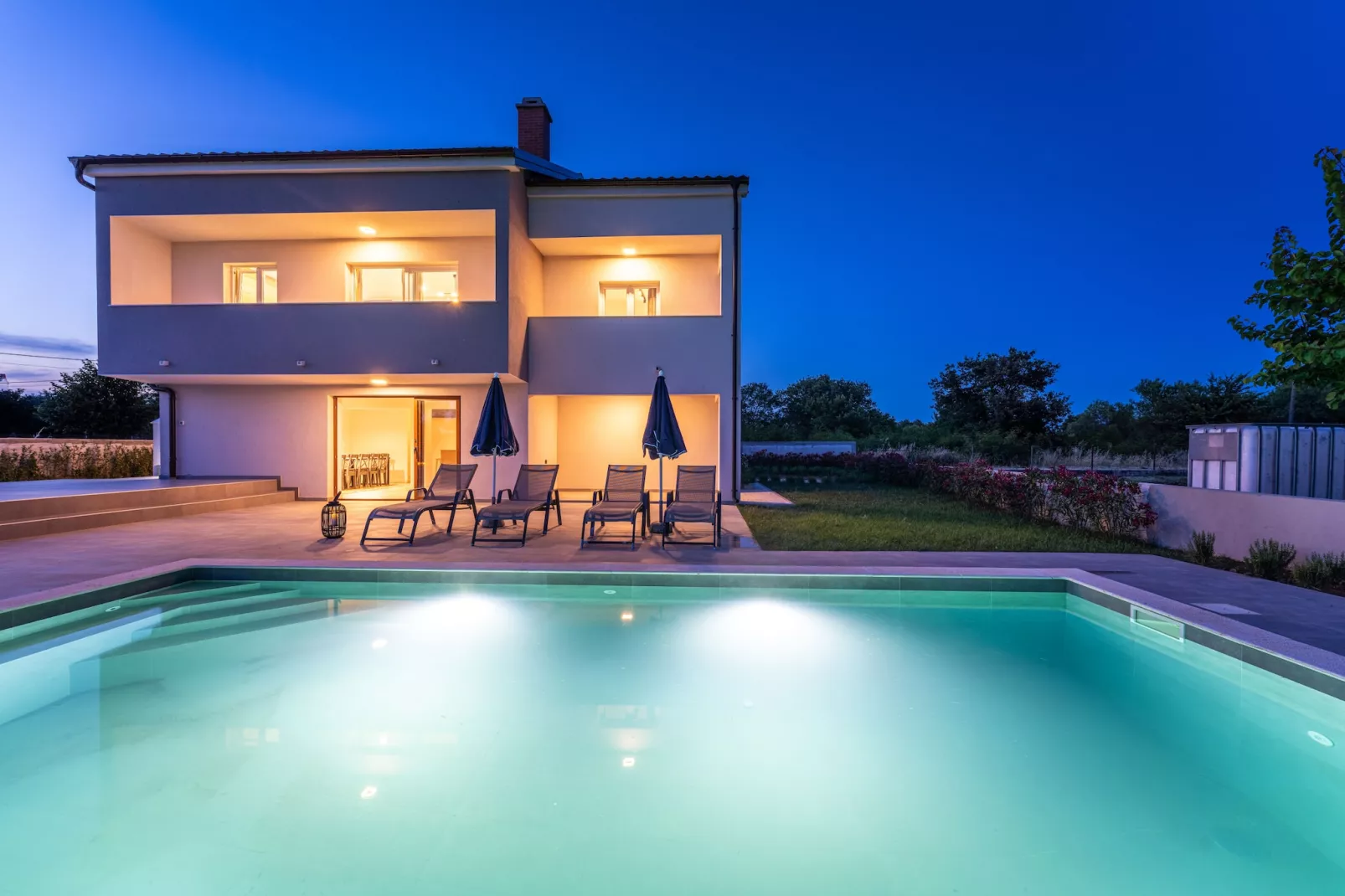 Villa Campi Dalmatia-Extérieur été