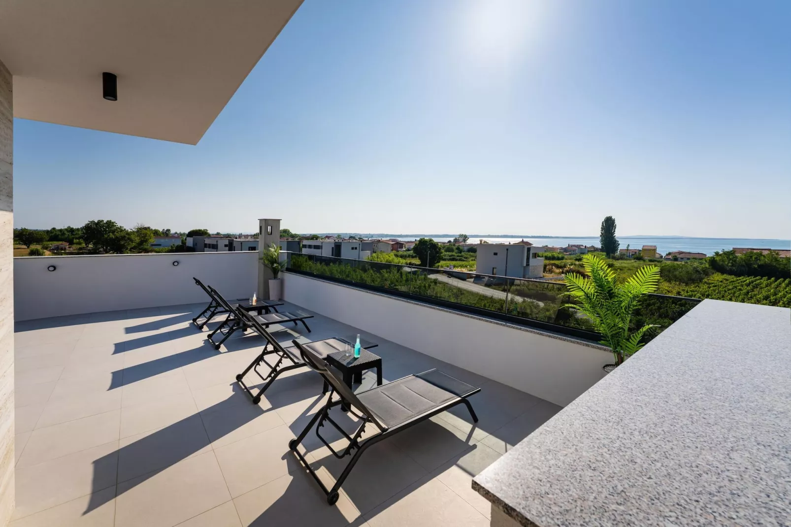 Sea view apartment LaMag-Terrasse / balcon