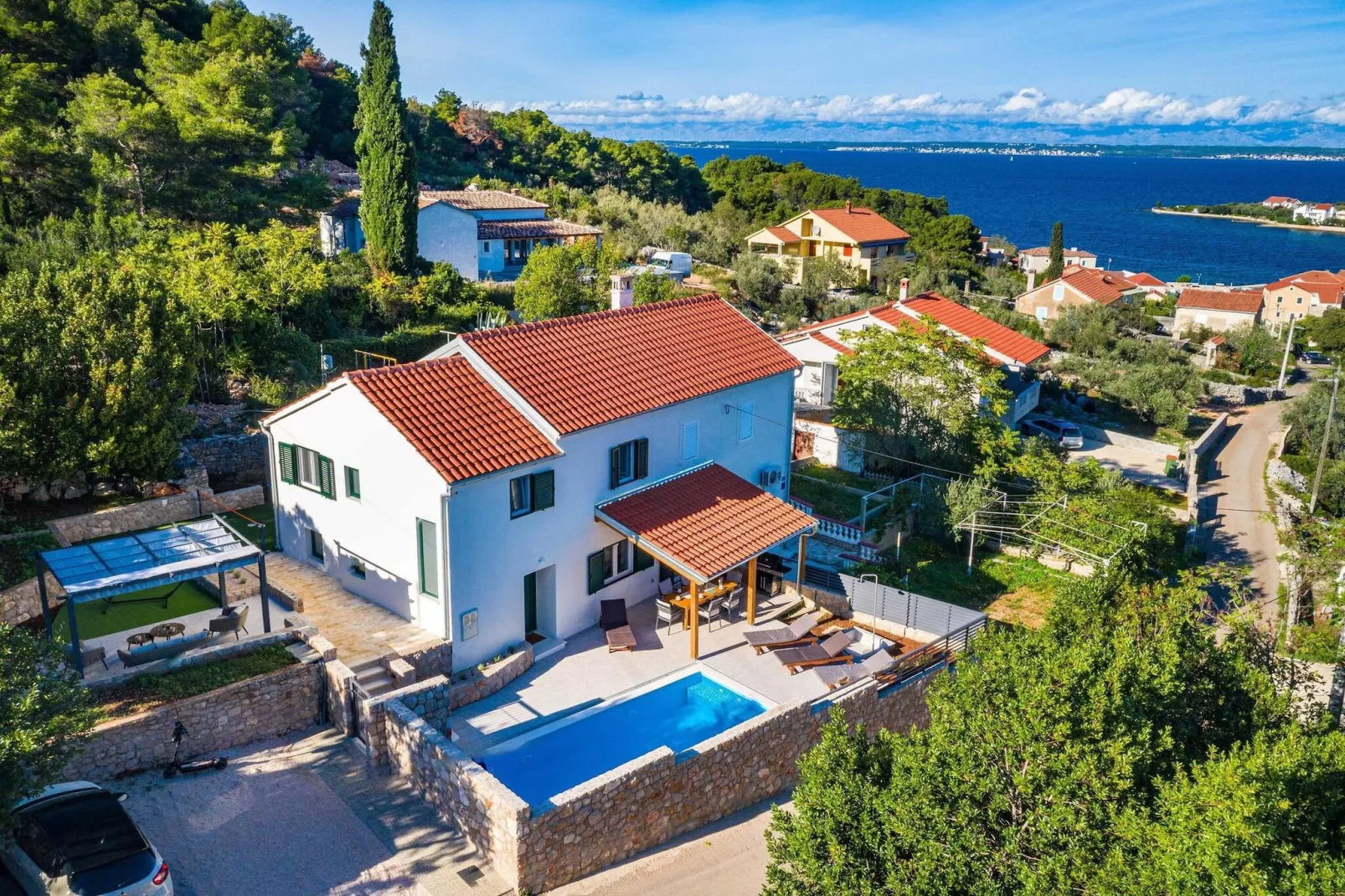 Sea view Villa Nana-Extérieur été