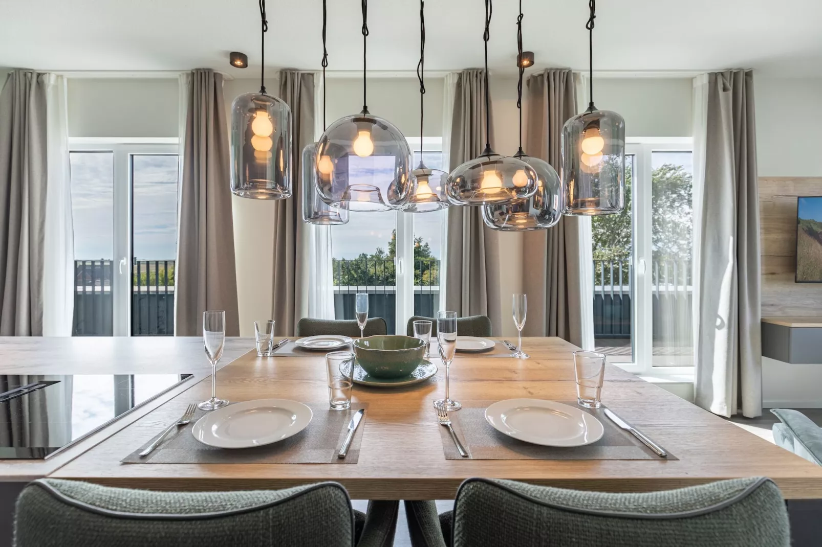 Penthouse de Luxe auf Nordstrand-Salle à manger