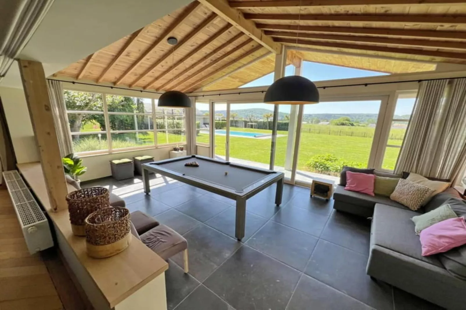 Les trois tilleuls-Wohnzimmer