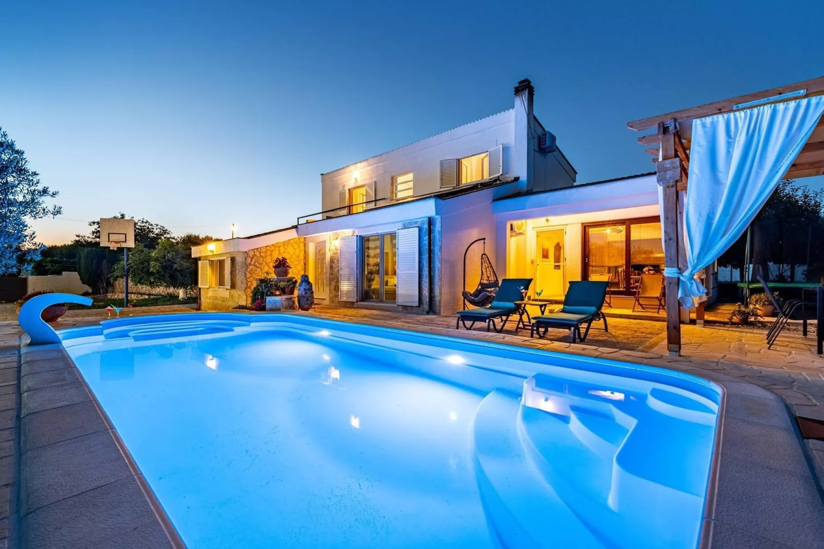 Sea view Villa Elia-Außenbereich Sommer