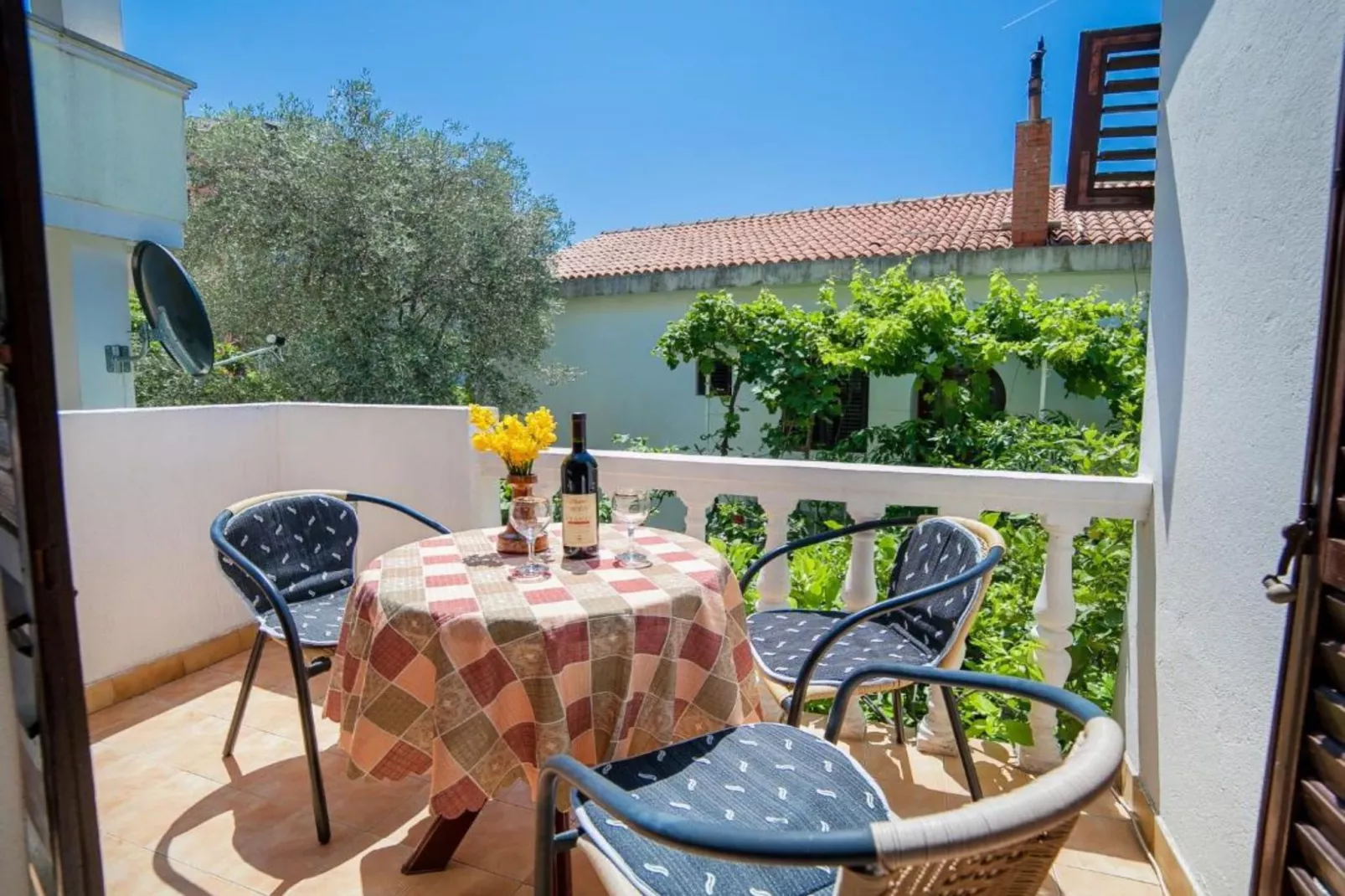 Petrovac Serenity Stay Near the Beach - Standard Double Room 2-Terrasse/Balkon