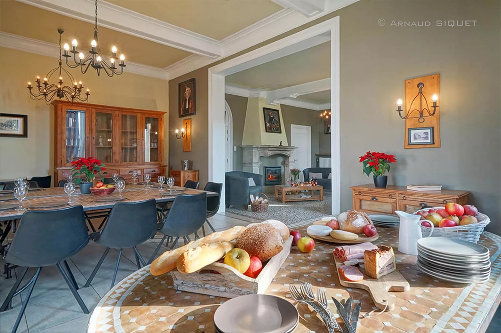 Château de luxe-Dining room