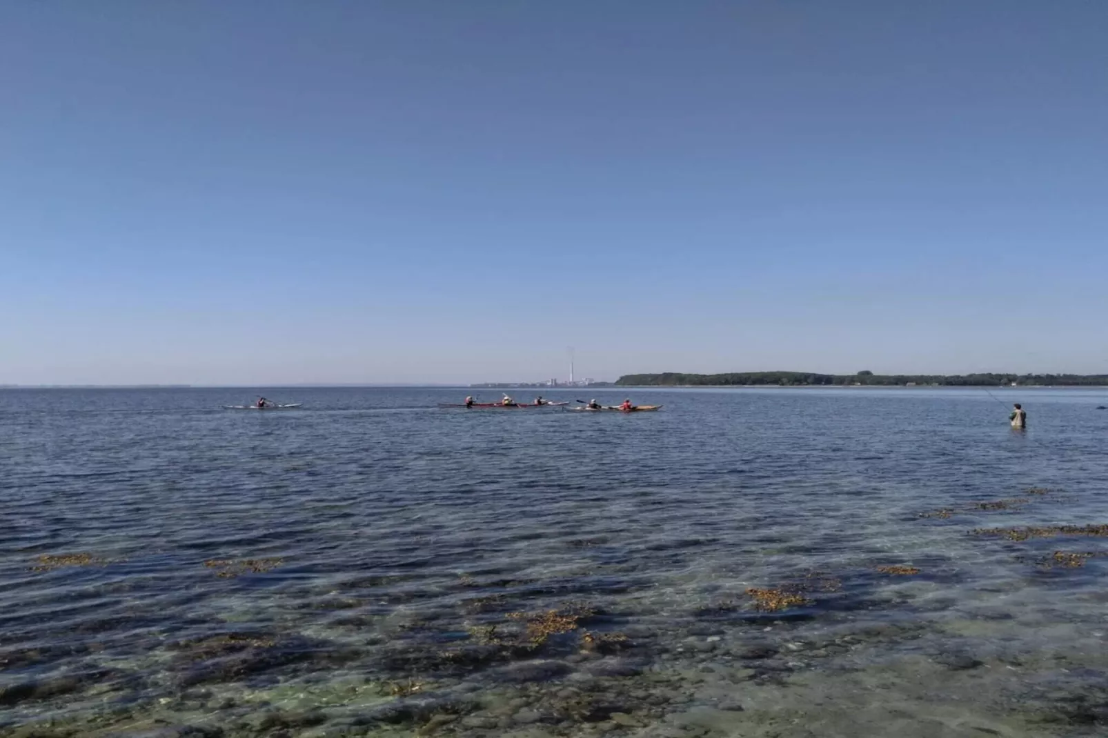 Maison de vacances pour 4 a Rønde-By Traum-Vue sur l'eau