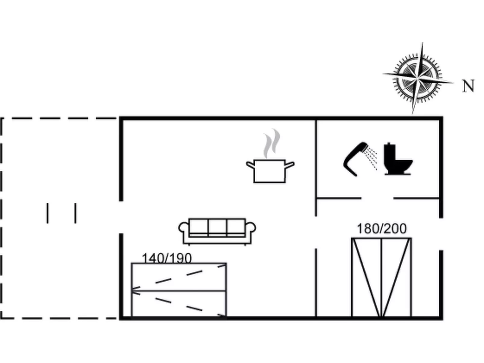 "Odeta" - 100m from the sea-Inside