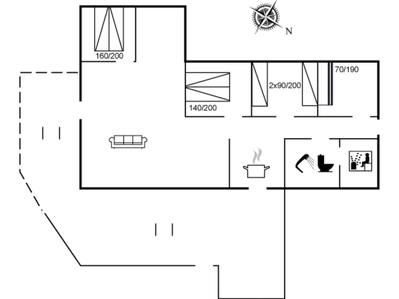 "Bettine" - 500m from the sea-Dedans