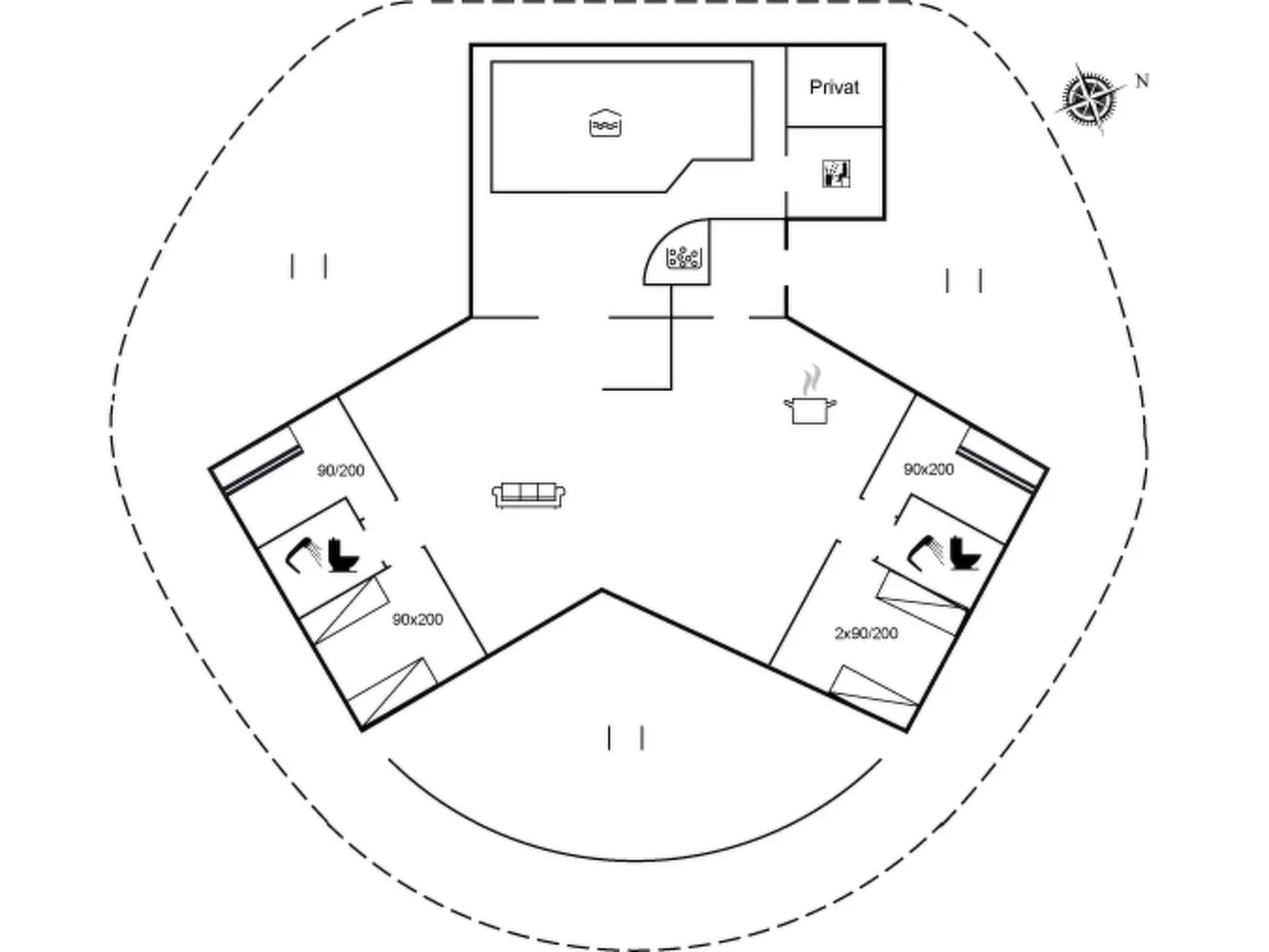 "Palli" - 600m from the sea-Inside