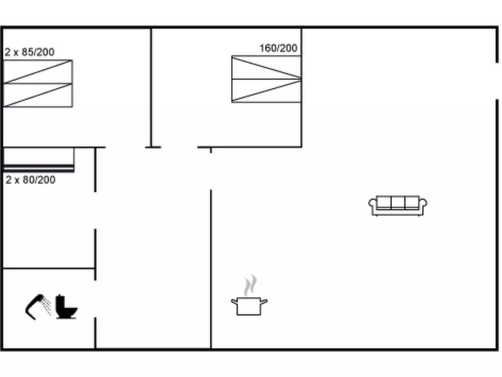 "Harald" - 300m from the sea-Inside
