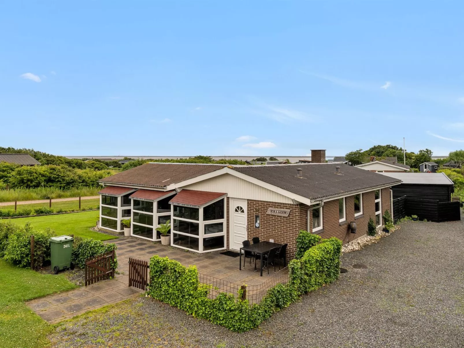 "Ørger" - 400m to the fjord-Dehors