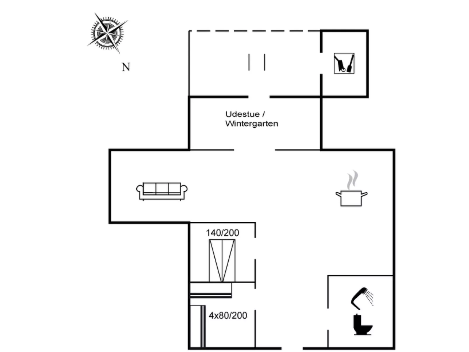 "Emppu" - 250m from the sea-Dedans