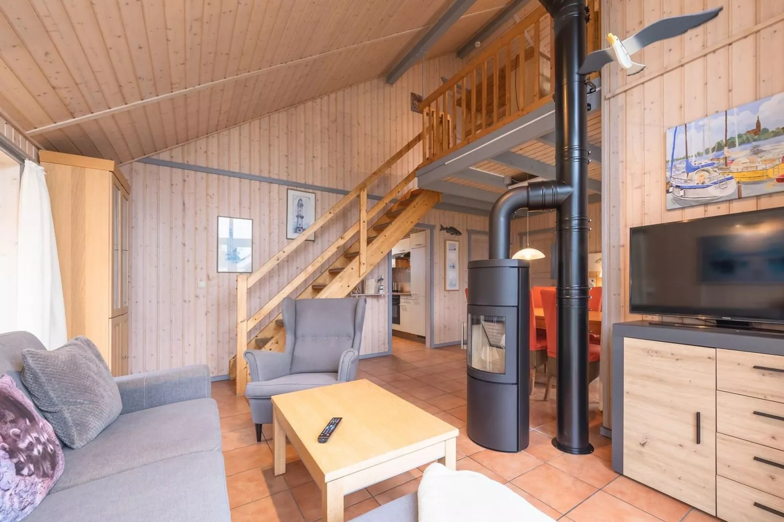 Ferienhaus Seeschwalbe-Classic 90 qm 96-Salon